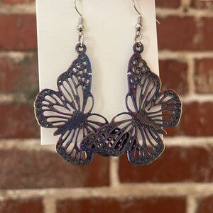 Colorful Dangle Butterfly Earrings